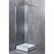 Штора стеклянная прозрачная 100х190см 