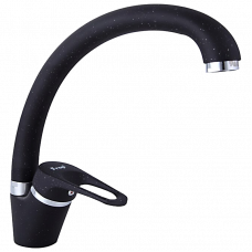 Смеситель для кухонной мойки F4113-7 черный Frap