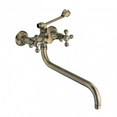 Смеситель для ванны и душа F2619-4 бронза Frap