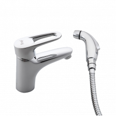 Смеситель с гигиеническим душем F1268 хром Frap