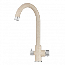 Смеситель для кухонной мойки Granula 2801 Пирит