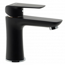 Смеситель для раковины черный Tina