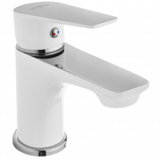 Смеситель для раковины Dokos хром/белый