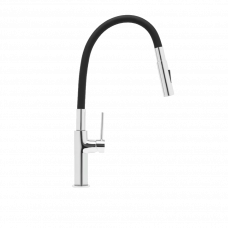 Смеситель для мойки черный/хром SAT BSD290C2F