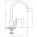 Смеситель для кухонной мойки EZA4-D 
