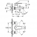 Baterie pentru cada si dus crom Start EDGE 23348001 GROHE