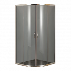Кабина душевая Ecoround хром серый 90x90x180см