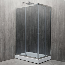 Кабина душевая прямоугольная 120x80x190см Europe Grey