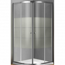 Кабина душевая Round 2 хром 90х90х190см
