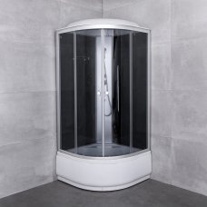 Кабина душевая симетричная Delia 100х100х215/40см