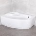 Ванна акриловая угловая левосторонняя 160х105см Bonito Home Blanca+панель+ножки