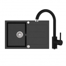 Мойка Tesa SQT101-601AW + смеситель Sabia 5523