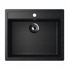 Мойка U-104 308 черный Ulgran 56x49.5x17.5см