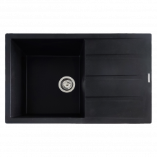 Мойка Paullina Sandonna черный 79x50x20см 