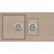Мойка гранит ECO-4-W песочный 76х44см