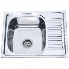 Мойка сатин 58х48см левосторонняя ZERIX Z5848L