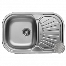 Мойка декор 75х49см левосторонняя ZERIX Z7549L