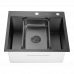 Мойка сатин HD5550 черный SanDonna 55x50см