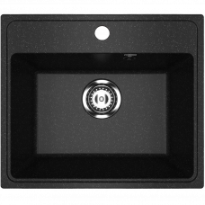 Мойка Practik 490-04 черный 49x42x19см