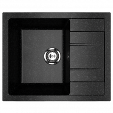 Мойка гранитная U-607 308 черный 61x50см
