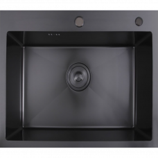 Мойка 580х430х0.8мм черный ZH 5843 (nano-black) Zerix