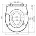Сиденье для унитаза дюропласт softclose Alcaplast A606