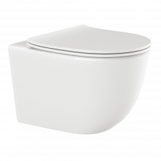 Унитаз подвесной Тинос круглый белый