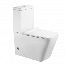 Унитаз-компакт с крышкой дюропласт софт Rims TR2155-P TREND