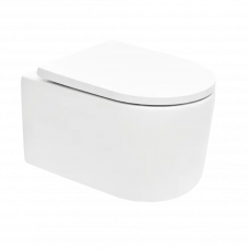 Унитаз подвесной с крышкой дюропласт soft SAT 72010RTORP 