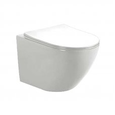 Унитаз подвесной с крышкой дюропласт soft Tornado ZOTTO ZT-1025T 