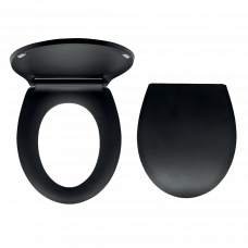 Сиденье для унитаза GRETA черный 