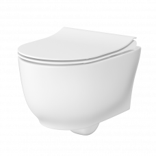 Унитаз подвесной Luna с крышкой DRP soft rimless