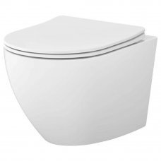 Унитаз подвесной с крышкой дюропласт soft Tornado Mito Desse Pro Oval 