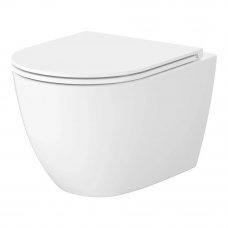 Унитаз подвесной с крышкой дюропласт soft Tornado Mito Lider Pro Oval