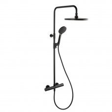 Система душевая с термостатом черный SATSSTKBC