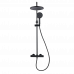 Система душевая с термостатом черный матовый SATSSTKEMC
