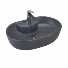 Раковина накладная Knidos 88611 Антрацит 60см