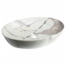 Раковина накладная 61см матовая Kafe Trend Invena 