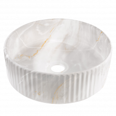 Раковина накладная 36см Glamour Trend Invena