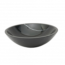 Раковина накладная Purity 430х430мм SATPURBL черный мрамор 