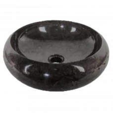 Раковина из натурального камня 400х400мм 40\40 BL черный мрамор 