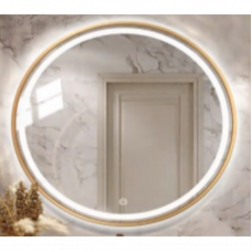 Зеркало Led 600мм золотистый