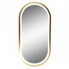 Зеркало Led 500х900мм золотистый 