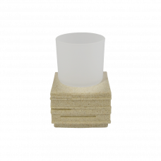 Стакан Brick бежевый 