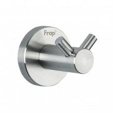 Крючок двойной для ванны F30105-2 сатин