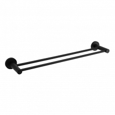 Полотенцедержатель двойной 60см F30209 черный