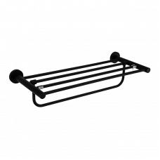 Полка с полотенцедержателем F30224 черный