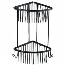 Полка угловая 2-х ярусная G331-2 черный