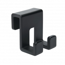 Крючок двойной черный SATWIHACEKPLASTC