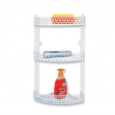 Полка угловая 3-х ярусная Artex белый